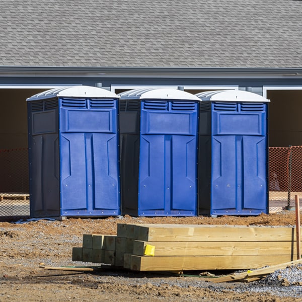 how can i report damages or issues with the portable toilets during my rental period in Irving Michigan